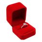 Red Velvet Ring Box (£0.65p Each)