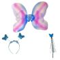 Rainbow Butterfly Wings Wand And Bopper Set - (£1.45 Each)