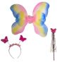 Rainbow Butterfly Wings Wand And Bopper Set - (£1.45 Each)