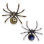 Venetti Collection diamante spider brooch with genuine crystal stones .

Available in Gold colour plating with topaz tone crystal stones or Rhodium colour plated with Montana coloured crystal stones .

sold as a pack of 3 per colour or 4 assorted.

