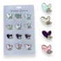 Gold colour plated Mother of pearl effect Heart  design brooch with genuine crystal stones . available in assorted colours of Turquoise ,Baby pink  Navy, and White.

Sold as a pack of 12 assorted on a display card for easy sale 