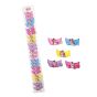 Girls Acrylic Unicorn with wings in assorted designs and colours on a fabric covered concrd clip .

Sold as a pack of 10 pairs assorted on a clip strip for easy sal