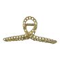 Nice quality  Gold colour plated  clamp with a hammered effect . 

Available as a pack of 3.

Size approx 11  cm