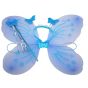 Girls butterfly wings, bopper and wand set with iridescent butterflys and glitter detail.