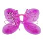 Girls butterfly wings, bopper and wand set with iridescent butterflys and glitter detail.

