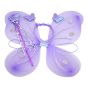 Girls butterfly wings, bopper and wand set with iridescent butterfly's and glitter detail.