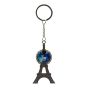 Oxidised Rhodium colour plated Eiffel tower design keyring with zodiac star sign detail.
In assorted zodiac designs.