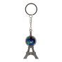 Oxidised Rhodium colour plated Eiffel tower design keyring with zodiac star sign detail.
In assorted zodiac designs.