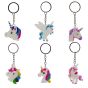 Glow in the dark unicorn design keyrings.