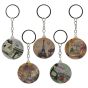 Landmark mirror keyrings,
