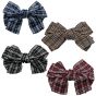 Tartan fabric bow concords.
