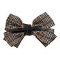 Tartan fabric bow concords.
