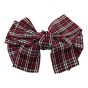 Tartan fabric bow concords.
