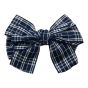 Tartan fabric bow concords.
