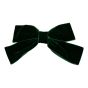 Velvet bow French clips.