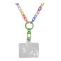 Multicolour fashion acrylic crossbody phone chain.