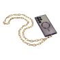 Fashion Gold colour plated crossbody phone chain.
