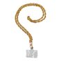 Fashion Gold colour plated crossbody phone chain.