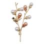 Pearl bird and branch brooch with imitation pearls details

Measuring approx.: 6 cm x 3 cm

Pack of 3