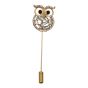 Venetti Diamante Owl Hat Pin Brooch