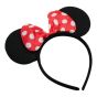 Mouse Ears Black Velvet Alice band 