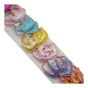 Girls Iridescent Crown Hair Elastics