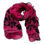 Velvet Flower Mesh Scarves