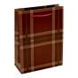 Assorted Plaid Paper Gift Bag