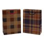 Paper gift bag with 2 assorted plaid designs.
Measuring size approx 20cm x 15cm x 5.5cm.
Sold as a pack of 12.