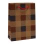 Assorted Plaid Paper Gift Bag