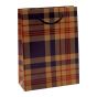 Assorted Plaid Paper Gift Bag