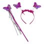 Rainbow Butterfly Wings, Boppers & Wand Set