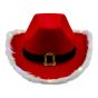 Adult Santa Claus Xmas Hat Christmas Cowboy Hat with Lightup LED Lights and feather trim.
Internal circumference approx.17.5cm x 20cm.
Hat measuring approx. 39cm x 33cm x 14cm.
One Size.
Pack of 3.