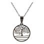 Ladies boxed tree of life design pendant gift set.