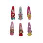 Kids princess bendies in assorted colours.
Measuring approx. 4.5cm x 1.5cm.
Sold as 3 per pack, 6 cards on a strip.