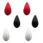 Acrylic fashion pierced stud earrings.
With hypoallergenic backs.
