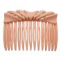 Acrylic hair combs in assorted designs and pastel colours