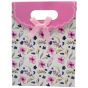 Floral design gift bags with a satin bow and velcro fastening.
In 4 assorted designs and colours.
