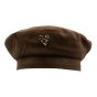 Ladies Winter, soft feel beret hat with a Gold colour plated heart.
One size fits all, inside size adjustable.
