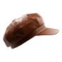 Leatherette baker boy design cap
One size fits all, inside size adjustable.