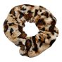 Animal print velvet scrunchies.