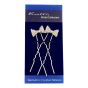 Venetti Bow Rhodium hair Pins