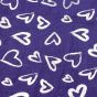 Foil Heart Print Maxi Scarves