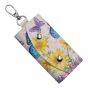 Leatherette floral and butterfly key case with Rhodium colour plated attachable hook; holds 5 keys.
Measuring approx. 15cm drop inc. hook X 6cm.
Outstretched case measuring 17cm X 10.5cm.
Pack of 6 assorted.