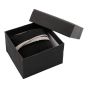 Black Card Bangle Box with Acetate 