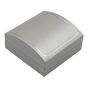 Classic Silver leatherette card earring box, decorated with a Silver colour line, White velvet and White Satin interior.
Box measures approx. 7cm x 7cm x 3.5m.
****Earrings not included****