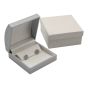 Silver Leatherette Elsinore Clip-Earring Box