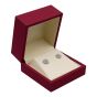 Couture Burgundy Earrings Box