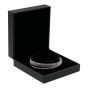 Black leather look c-clip box with a Black velvet interior.
Measuring approx 9cm x 9cm x 3.3cm.
Pack of 12.
***Bangle not included***