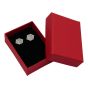 Red Card Earrings Box with Acetate